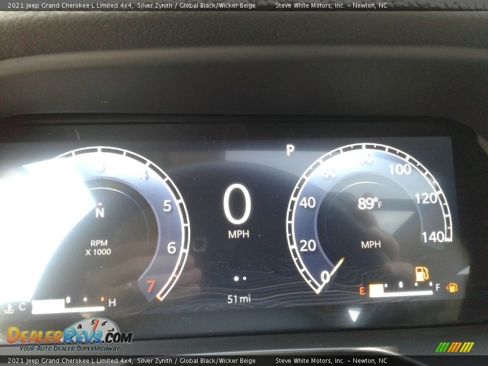 2021 Jeep Grand Cherokee L Limited 4x4 Silver Zynith / Global Black/Wicker Beige Photo #23