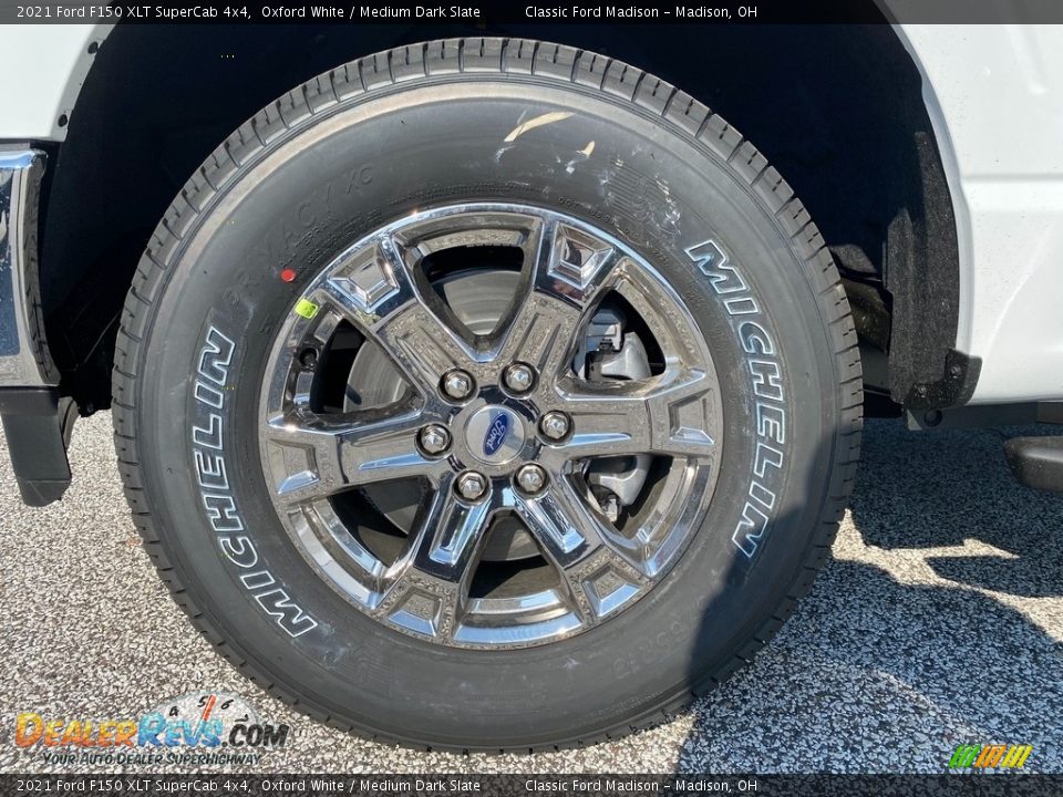 2021 Ford F150 XLT SuperCab 4x4 Oxford White / Medium Dark Slate Photo #11