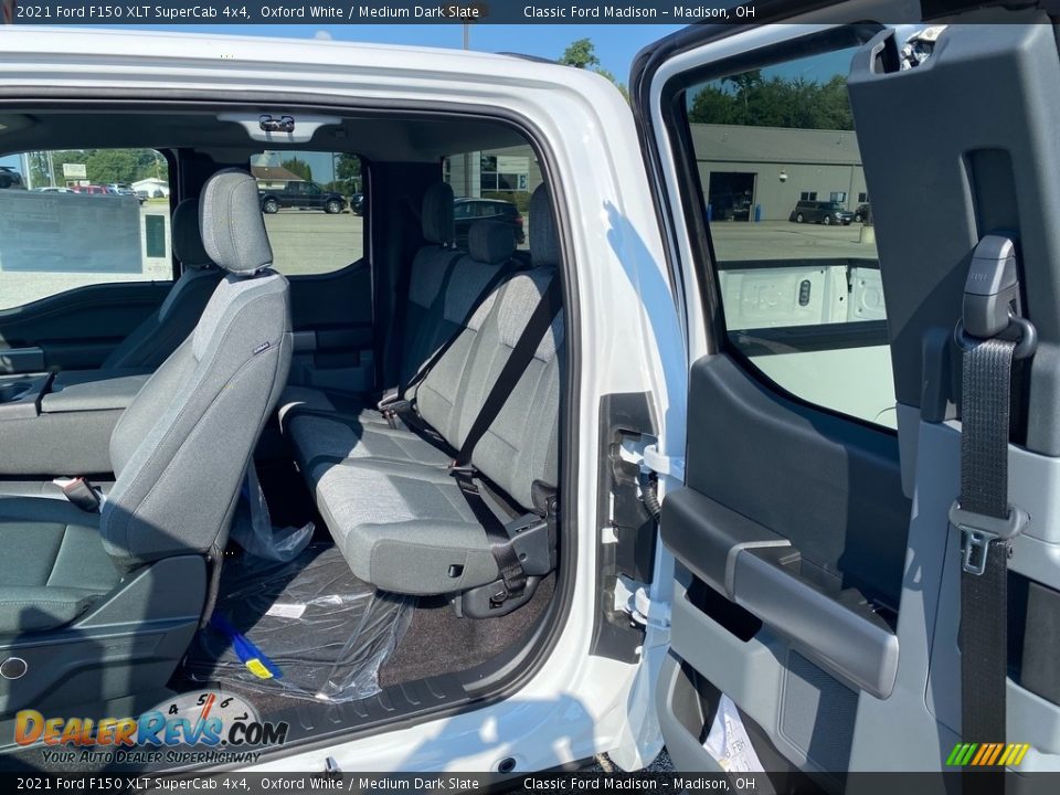 2021 Ford F150 XLT SuperCab 4x4 Oxford White / Medium Dark Slate Photo #14