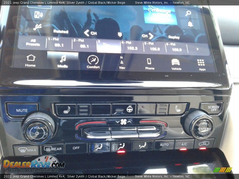 2021 Jeep Grand Cherokee L Limited 4x4 Silver Zynith / Global Black/Wicker Beige Photo #27