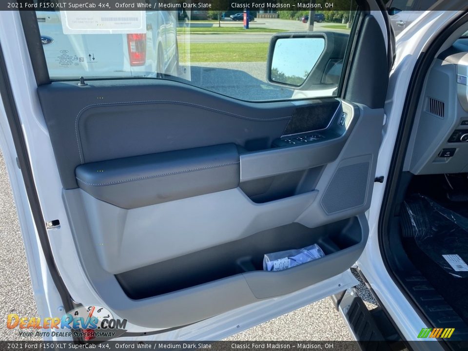 2021 Ford F150 XLT SuperCab 4x4 Oxford White / Medium Dark Slate Photo #15