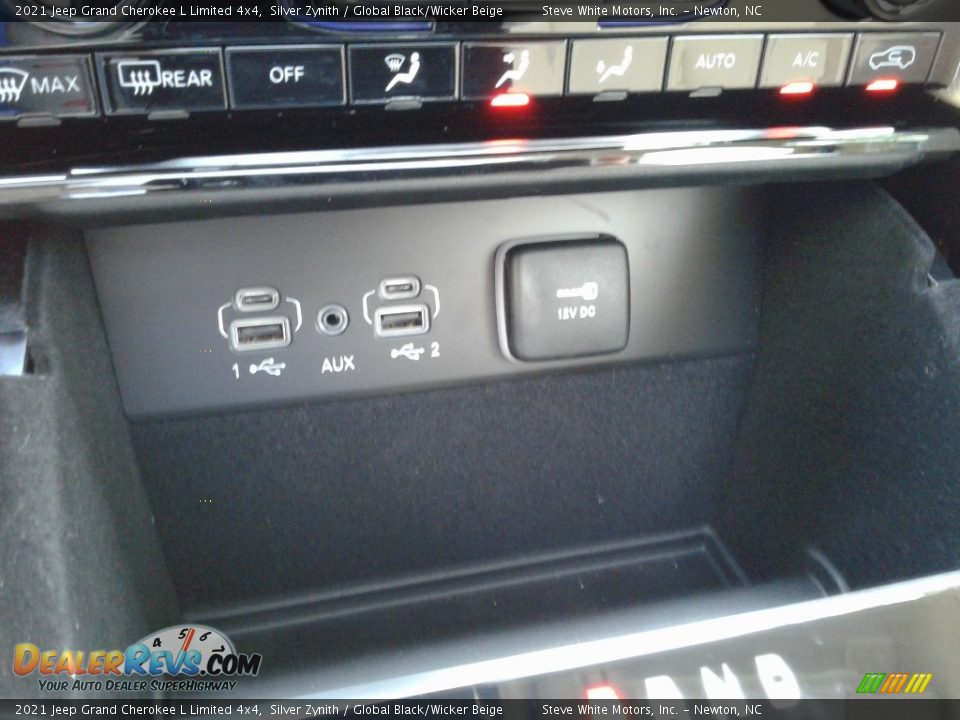 2021 Jeep Grand Cherokee L Limited 4x4 Silver Zynith / Global Black/Wicker Beige Photo #28
