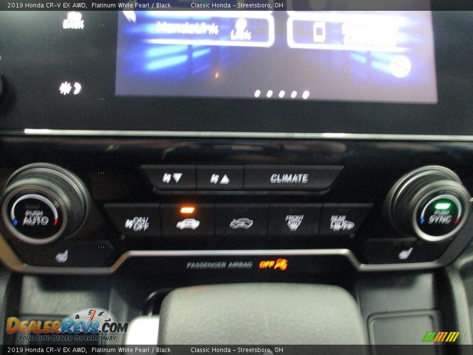 2019 Honda CR-V EX AWD Platinum White Pearl / Black Photo #34