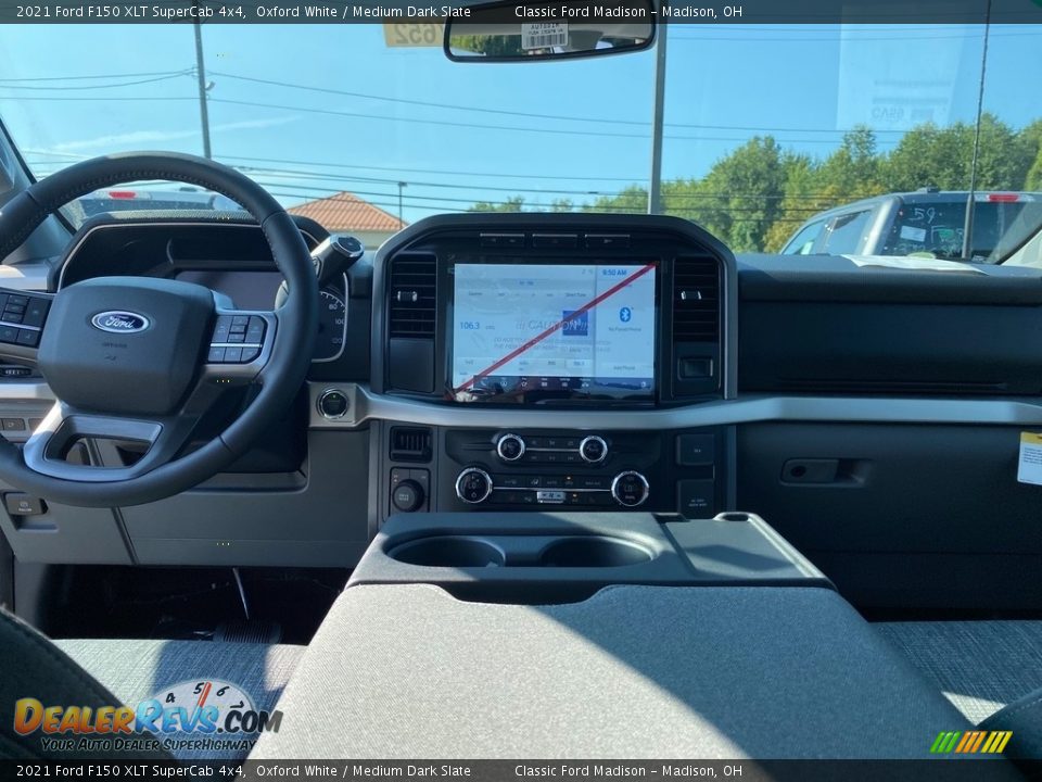 2021 Ford F150 XLT SuperCab 4x4 Oxford White / Medium Dark Slate Photo #17