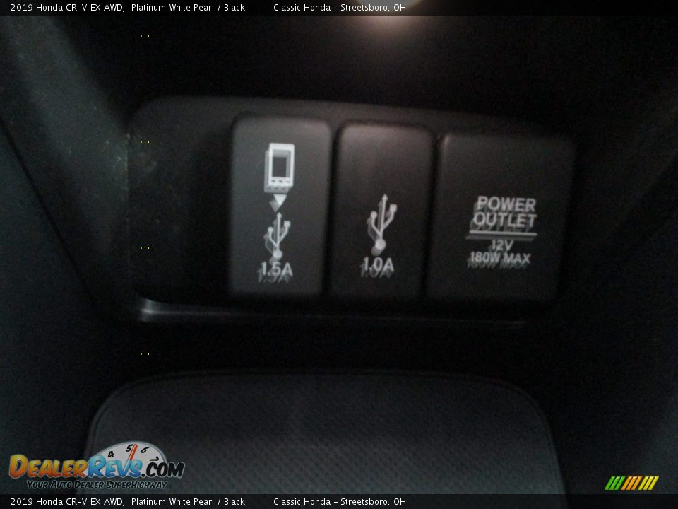 2019 Honda CR-V EX AWD Platinum White Pearl / Black Photo #36