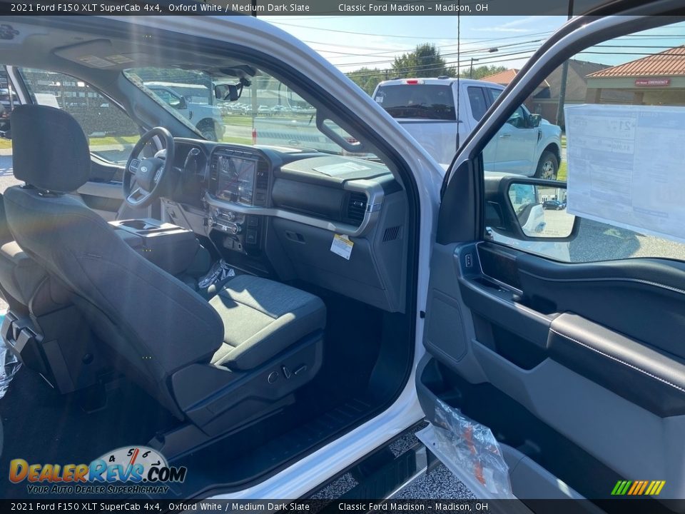 2021 Ford F150 XLT SuperCab 4x4 Oxford White / Medium Dark Slate Photo #19