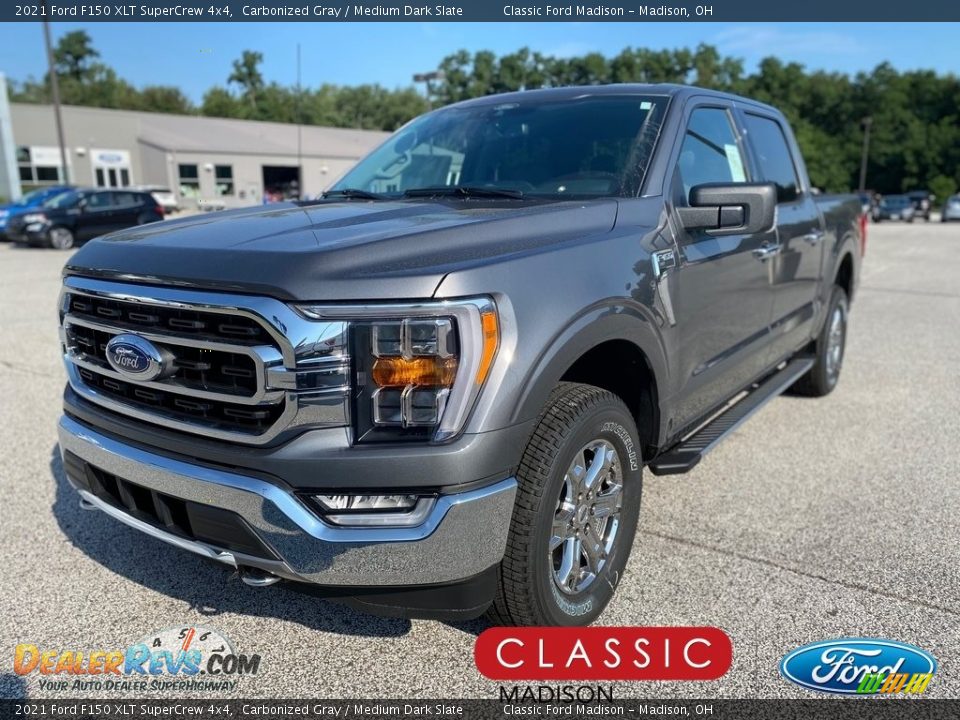 2021 Ford F150 XLT SuperCrew 4x4 Carbonized Gray / Medium Dark Slate Photo #1