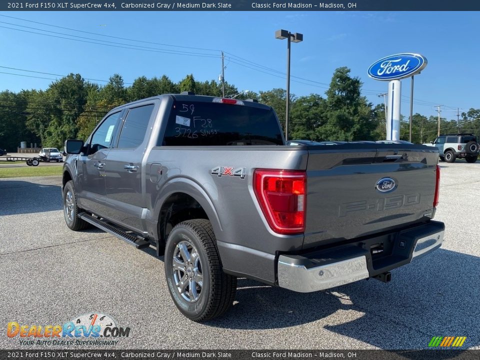 2021 Ford F150 XLT SuperCrew 4x4 Carbonized Gray / Medium Dark Slate Photo #3