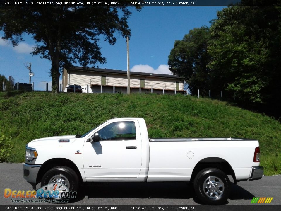 2021 Ram 3500 Tradesman Regular Cab 4x4 Bright White / Black Photo #1