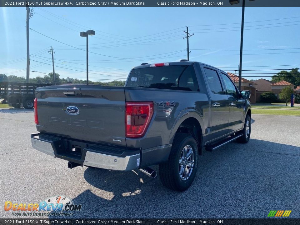2021 Ford F150 XLT SuperCrew 4x4 Carbonized Gray / Medium Dark Slate Photo #6