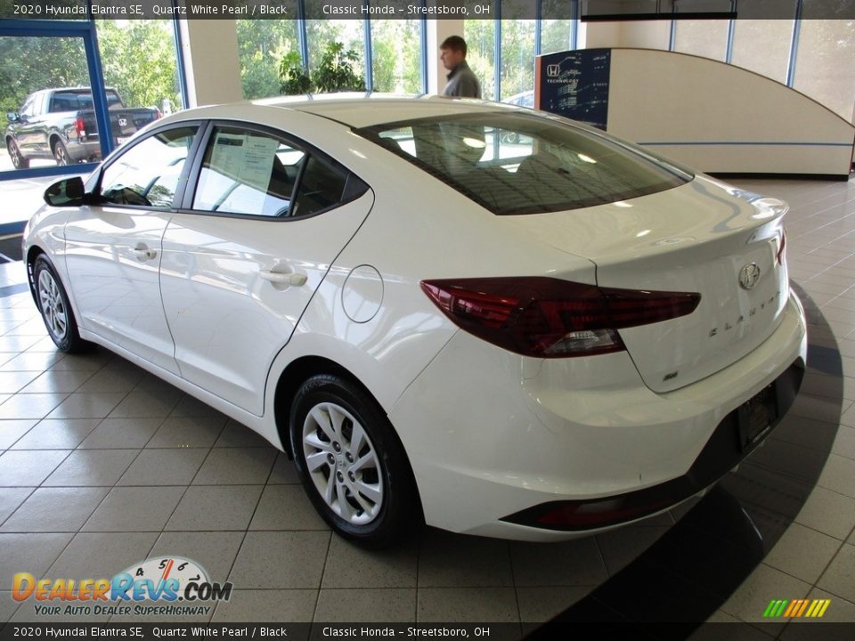 2020 Hyundai Elantra SE Quartz White Pearl / Black Photo #9