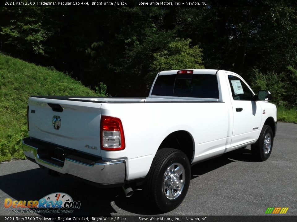 2021 Ram 3500 Tradesman Regular Cab 4x4 Bright White / Black Photo #6