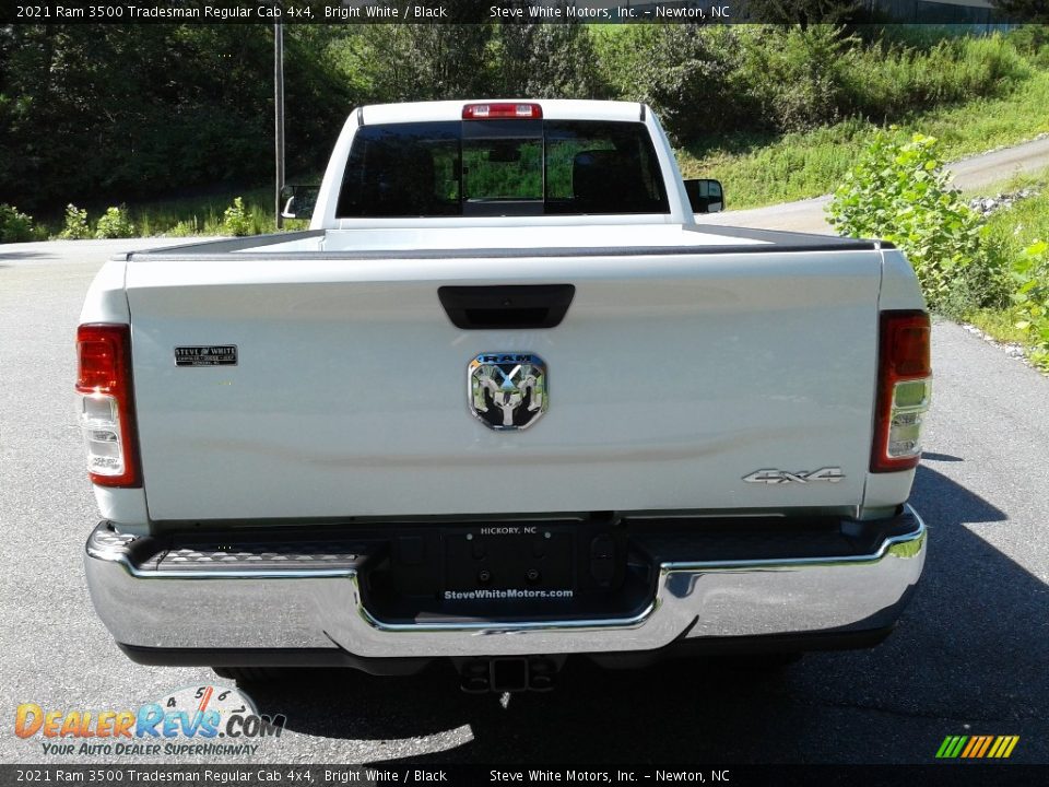 2021 Ram 3500 Tradesman Regular Cab 4x4 Bright White / Black Photo #7