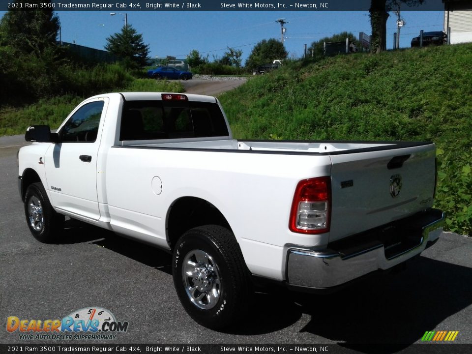 2021 Ram 3500 Tradesman Regular Cab 4x4 Bright White / Black Photo #9