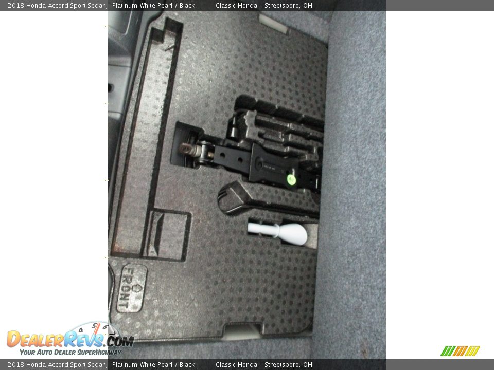 2018 Honda Accord Sport Sedan Platinum White Pearl / Black Photo #12