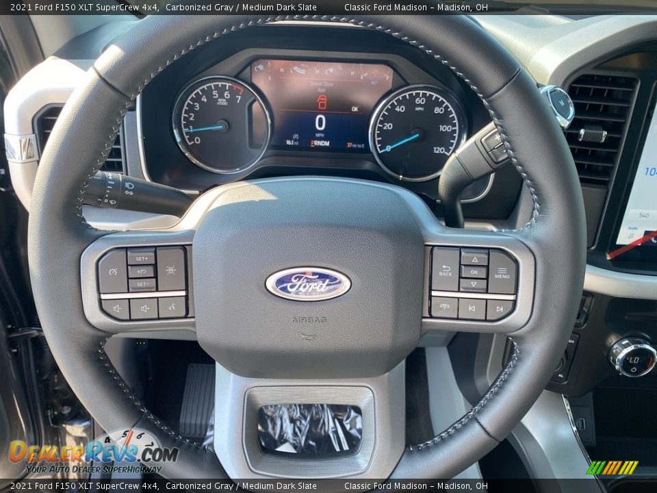 2021 Ford F150 XLT SuperCrew 4x4 Carbonized Gray / Medium Dark Slate Photo #14