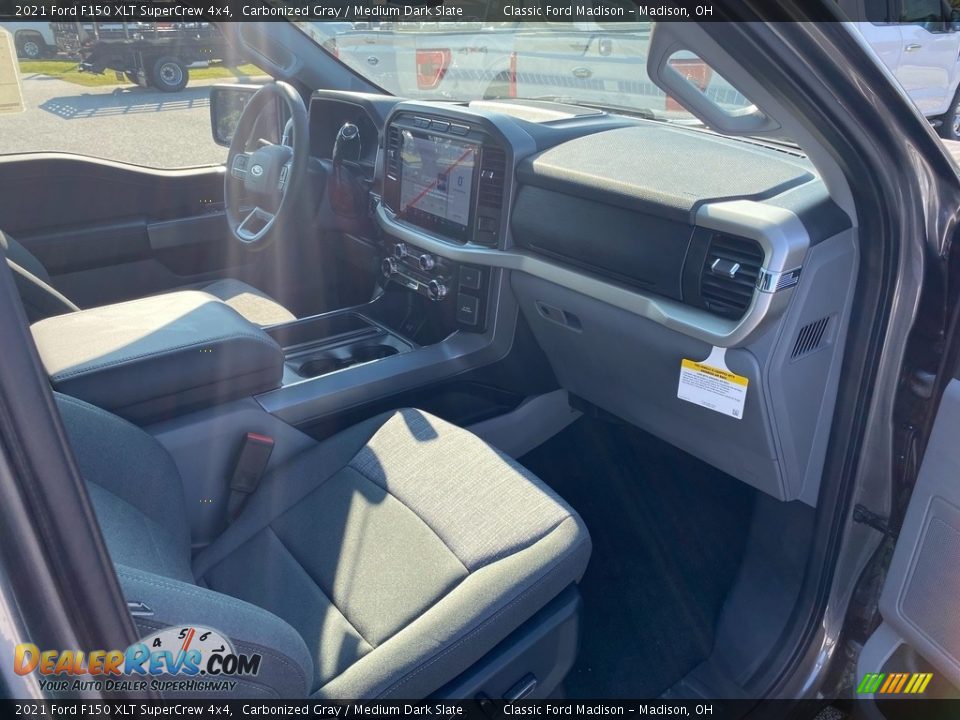 2021 Ford F150 XLT SuperCrew 4x4 Carbonized Gray / Medium Dark Slate Photo #19