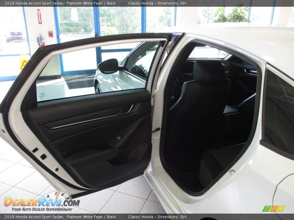 2018 Honda Accord Sport Sedan Platinum White Pearl / Black Photo #20