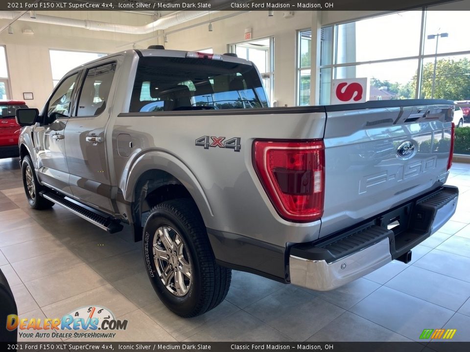 2021 Ford F150 XLT SuperCrew 4x4 Iconic Silver / Medium Dark Slate Photo #2