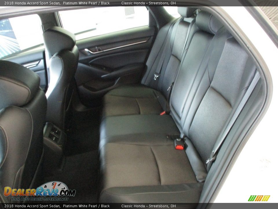 2018 Honda Accord Sport Sedan Platinum White Pearl / Black Photo #21