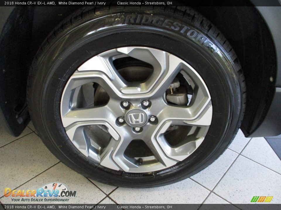 2018 Honda CR-V EX-L AWD White Diamond Pearl / Ivory Photo #5