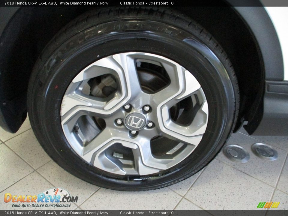 2018 Honda CR-V EX-L AWD White Diamond Pearl / Ivory Photo #6