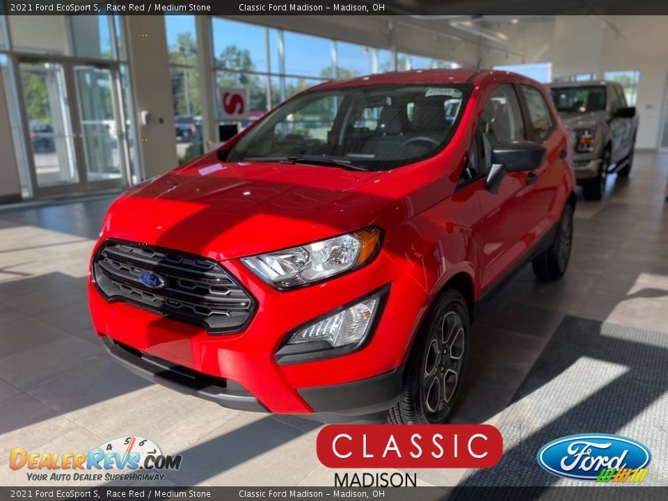2021 Ford EcoSport S Race Red / Medium Stone Photo #1