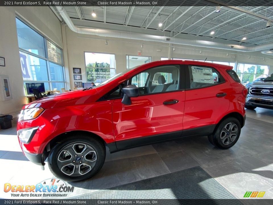 2021 Ford EcoSport S Race Red / Medium Stone Photo #2