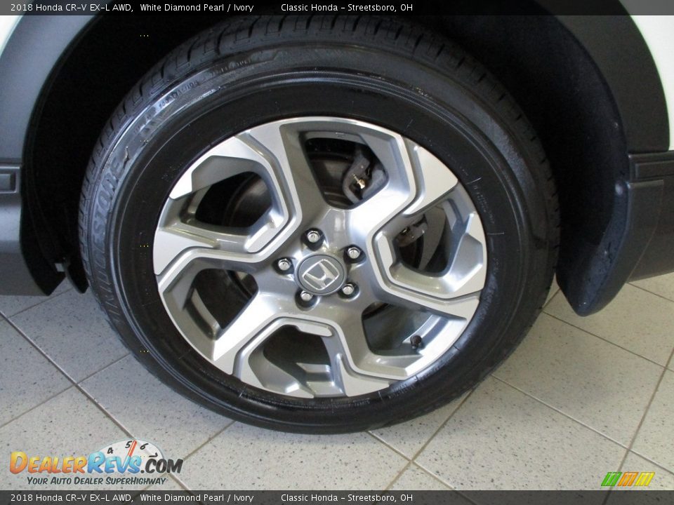 2018 Honda CR-V EX-L AWD White Diamond Pearl / Ivory Photo #11