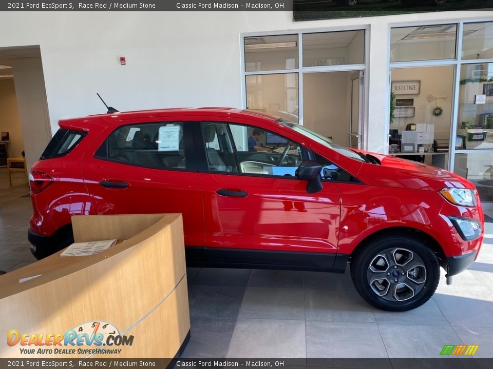 2021 Ford EcoSport S Race Red / Medium Stone Photo #5
