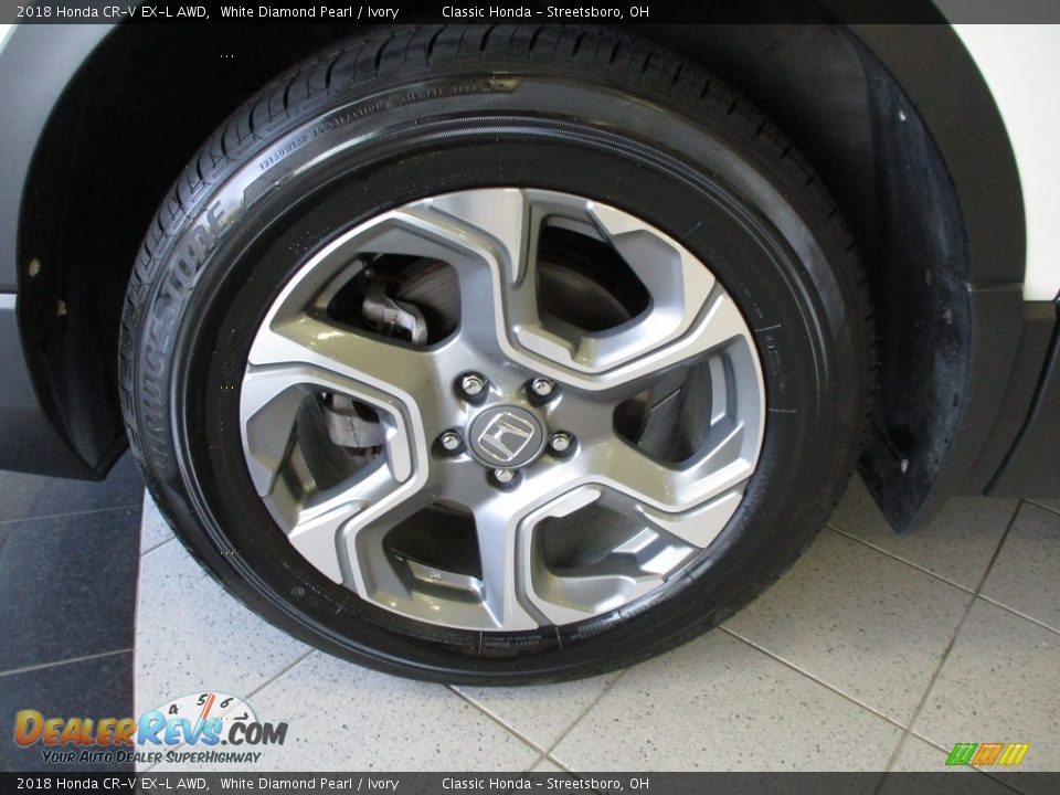2018 Honda CR-V EX-L AWD White Diamond Pearl / Ivory Photo #12