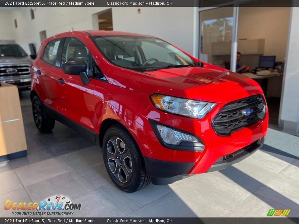 2021 Ford EcoSport S Race Red / Medium Stone Photo #6