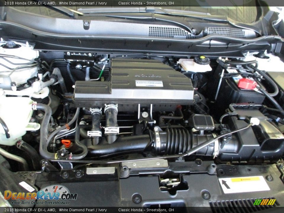 2018 Honda CR-V EX-L AWD White Diamond Pearl / Ivory Photo #13