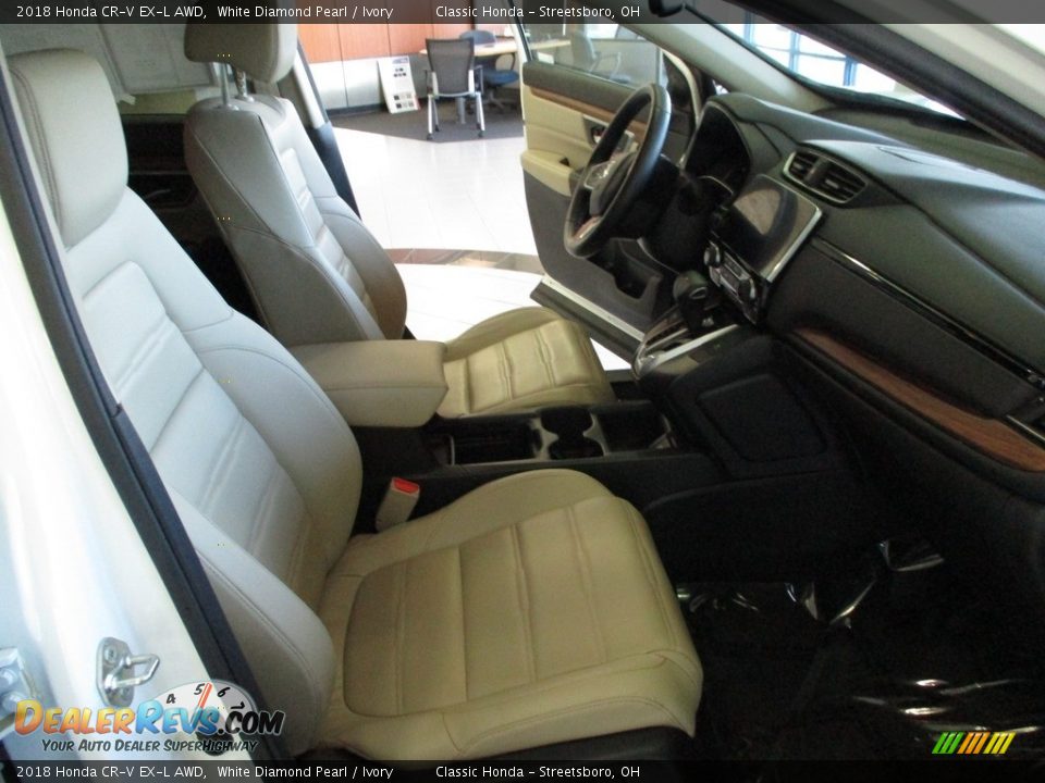 2018 Honda CR-V EX-L AWD White Diamond Pearl / Ivory Photo #16