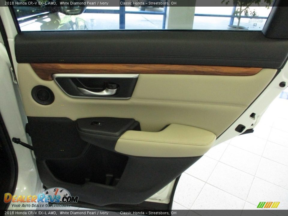 2018 Honda CR-V EX-L AWD White Diamond Pearl / Ivory Photo #18
