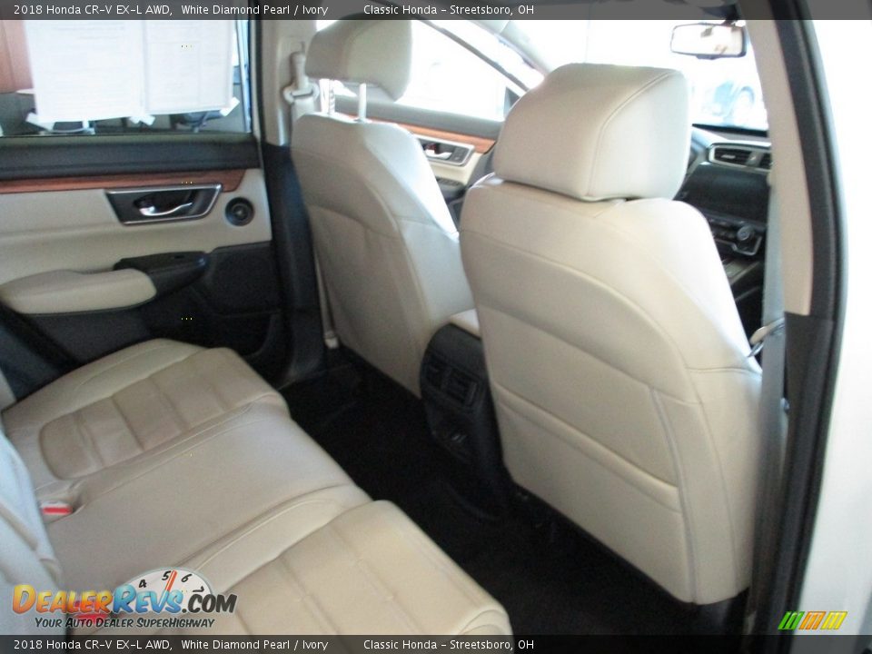 2018 Honda CR-V EX-L AWD White Diamond Pearl / Ivory Photo #19
