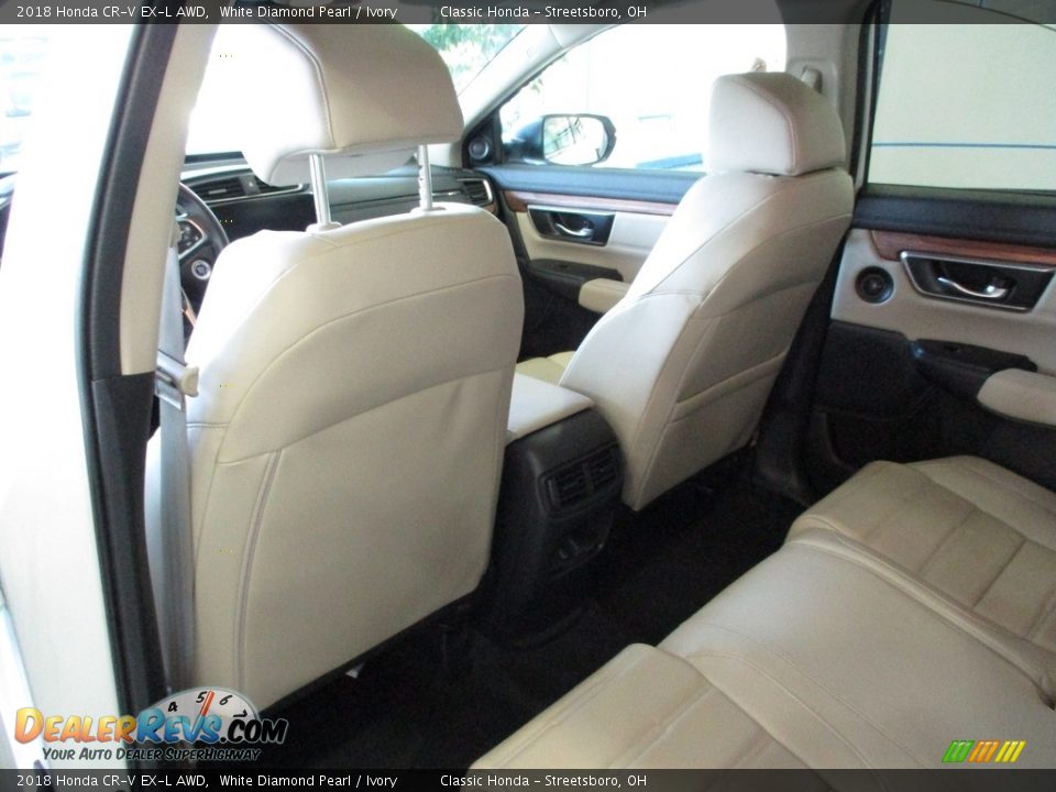 2018 Honda CR-V EX-L AWD White Diamond Pearl / Ivory Photo #24