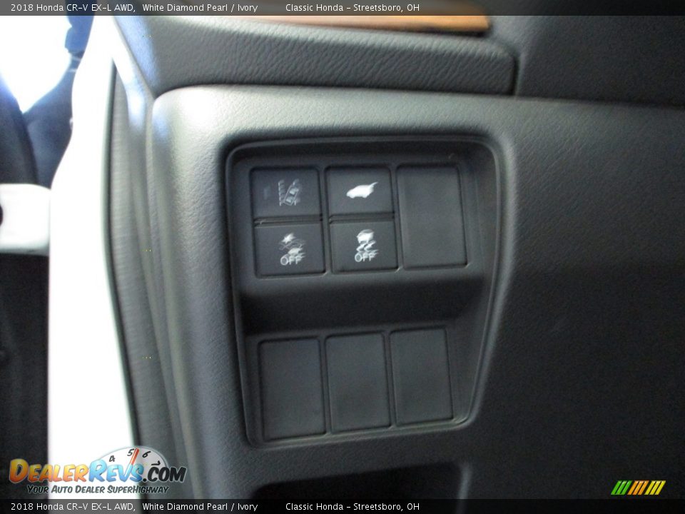 2018 Honda CR-V EX-L AWD White Diamond Pearl / Ivory Photo #29