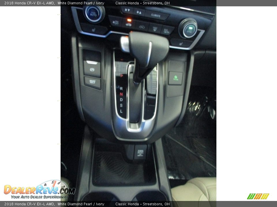 2018 Honda CR-V EX-L AWD White Diamond Pearl / Ivory Photo #34