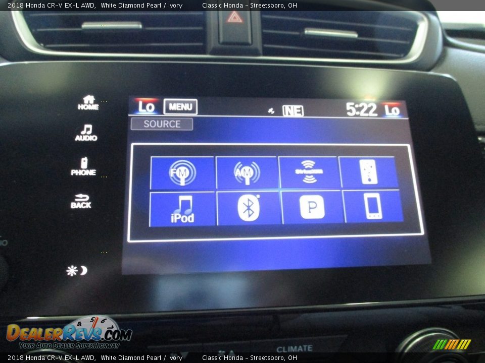 2018 Honda CR-V EX-L AWD White Diamond Pearl / Ivory Photo #36