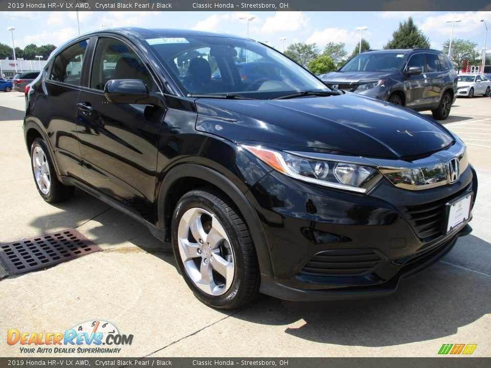 2019 Honda HR-V LX AWD Crystal Black Pearl / Black Photo #3