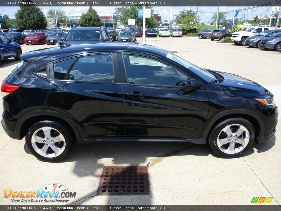 2019 Honda HR-V LX AWD Crystal Black Pearl / Black Photo #4