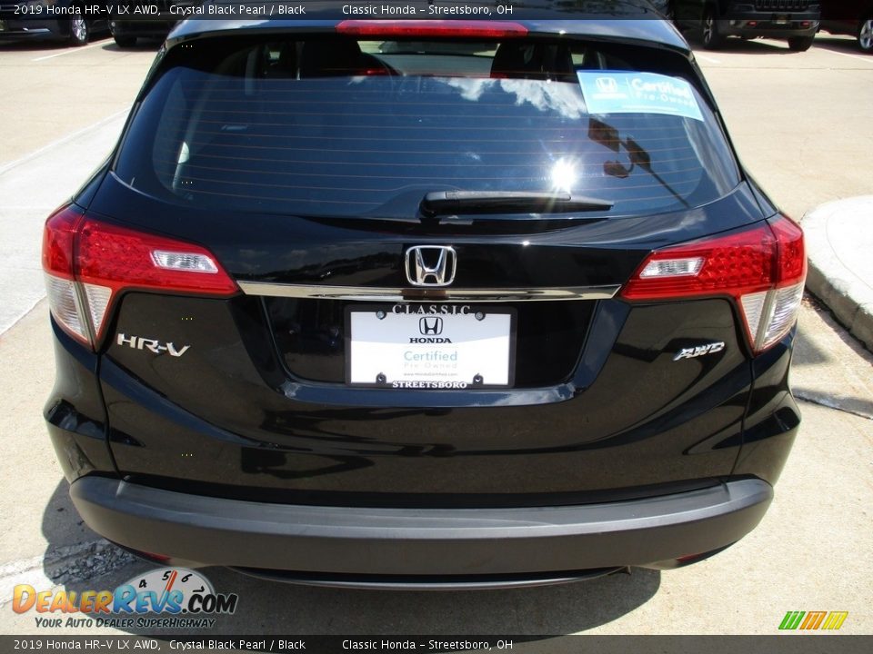 2019 Honda HR-V LX AWD Crystal Black Pearl / Black Photo #7