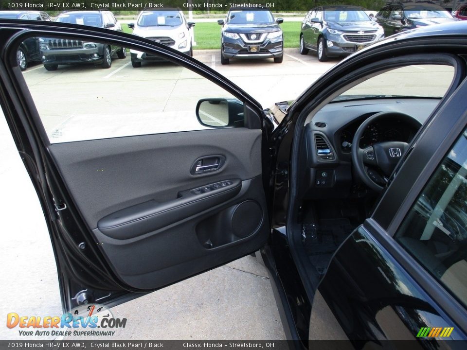 2019 Honda HR-V LX AWD Crystal Black Pearl / Black Photo #21