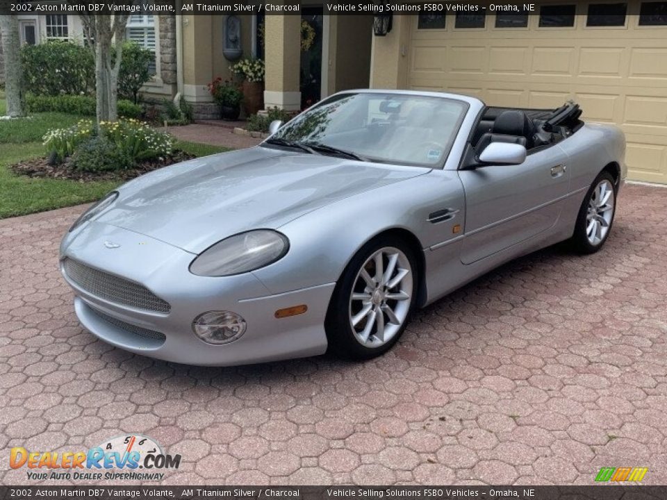 2002 Aston Martin DB7 Vantage Volante AM Titanium Silver / Charcoal Photo #1