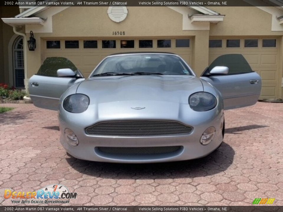 2002 Aston Martin DB7 Vantage Volante AM Titanium Silver / Charcoal Photo #6