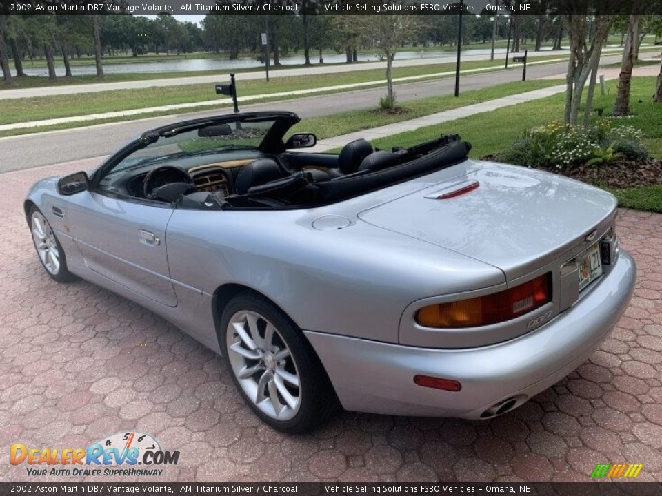 2002 Aston Martin DB7 Vantage Volante AM Titanium Silver / Charcoal Photo #11