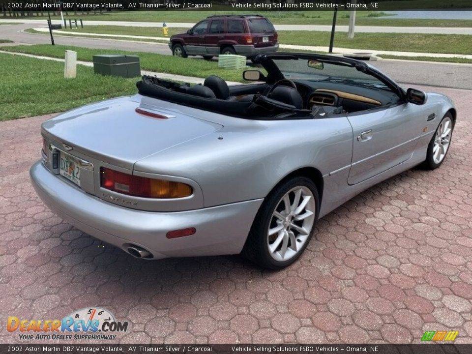 2002 Aston Martin DB7 Vantage Volante AM Titanium Silver / Charcoal Photo #13