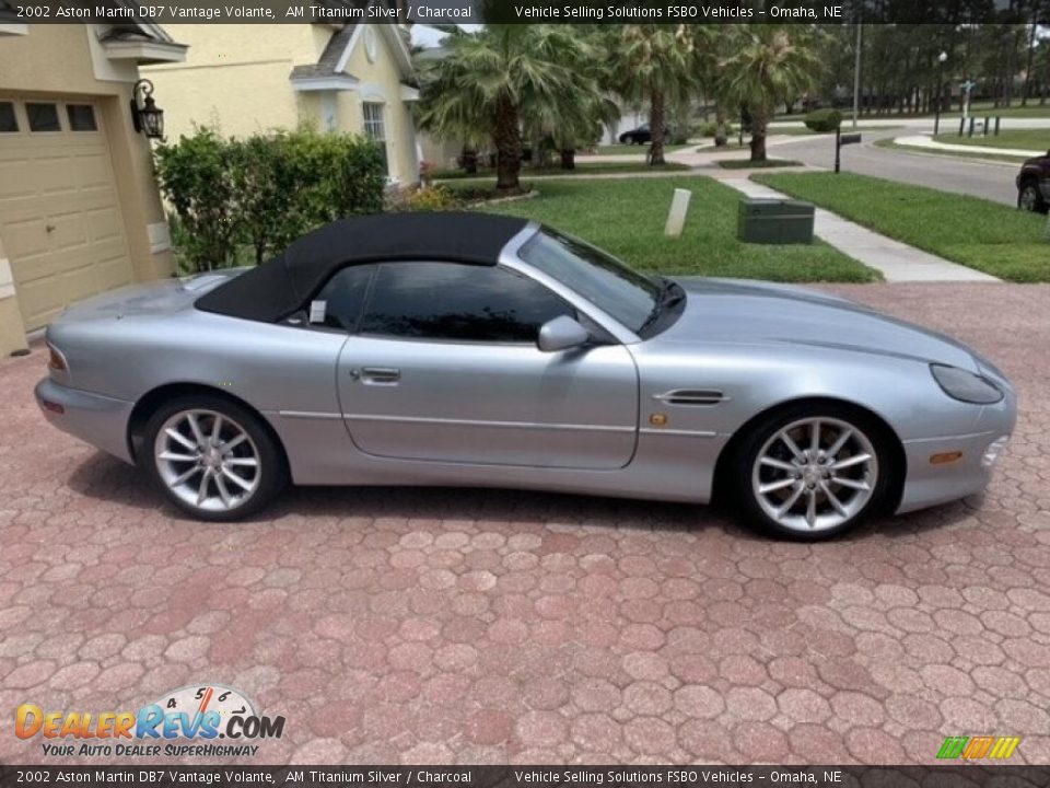 2002 Aston Martin DB7 Vantage Volante AM Titanium Silver / Charcoal Photo #18