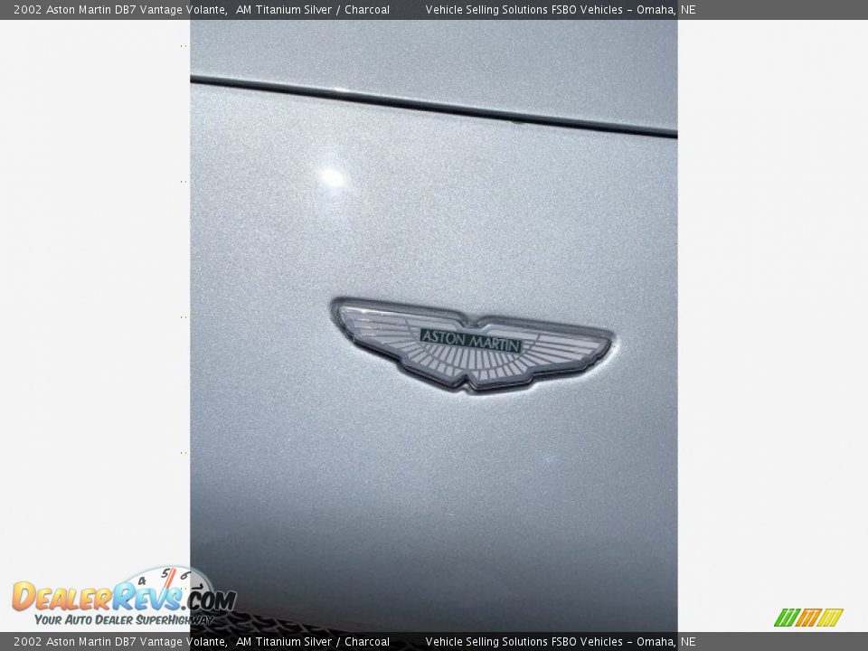 2002 Aston Martin DB7 Vantage Volante AM Titanium Silver / Charcoal Photo #25